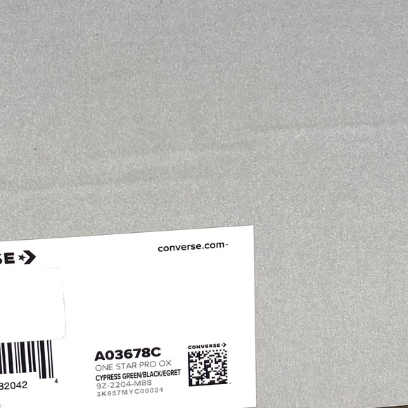 💖MEGA SALE💖Converse One Star Pro Low Top Cypress Green Women’s Canvas A03678C - Picture 9 of 10